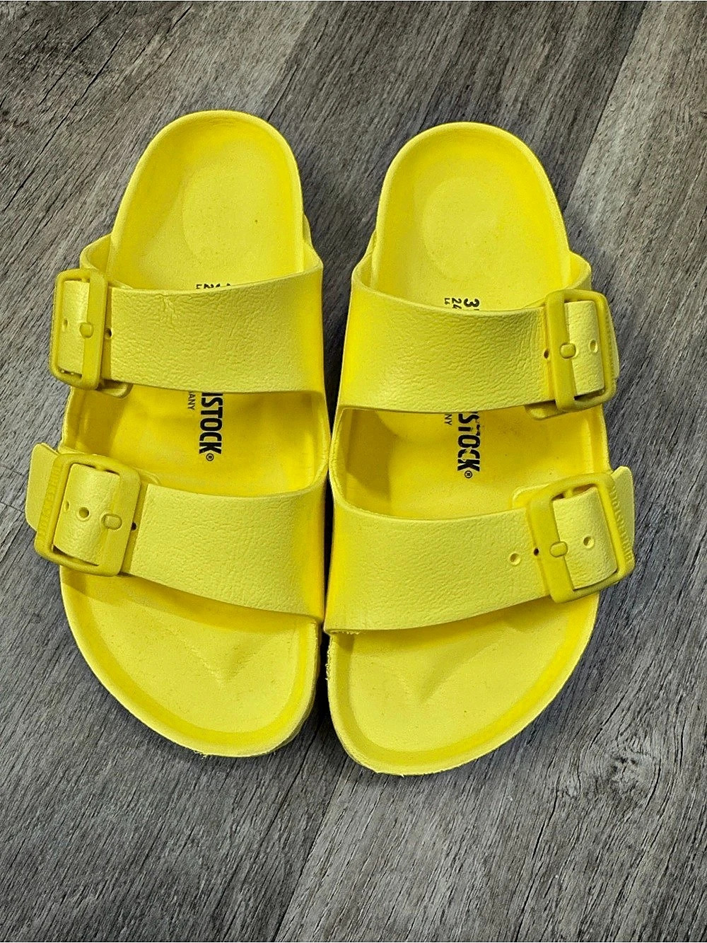 Birkenstock Arizona EVA Sandals Yellow EU 37